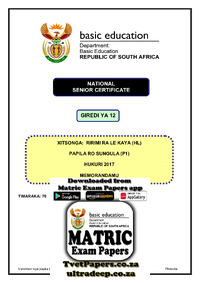 Xitsonga HL P1 Nov 2017 Memo.pdf